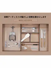 透明プラスチック製 引き出し仕切りボックス【デスク用品・化粧品収納・キッチン用】