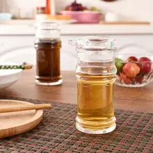 プラスチック製 調味料ボトルセット【透明・酢・醤油・油・唐辛子・砂糖用】