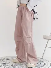 膝裏プリーツラウンジパンツ 女性 秋2023新作 ワイドフィットスポーツパンツ
