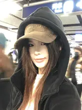 レトロアメリカンプリント野球帽【春夏用・男女兼用・トレンドデザイン】