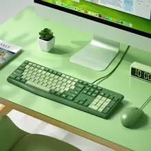B．O．W 静音キーボードと有線マウス【ノートパソコン用・タイピング・ゲーム・オフィス対応】（セットアップ対応）