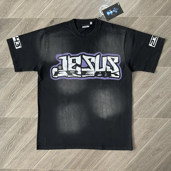 ハロウィンデザイン綿100%ウォッシュTシャツ【短袖】