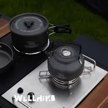 Wellhike アウトドア用鍋3点セット【キャンプ用・ケトル・フライパン・鍋】