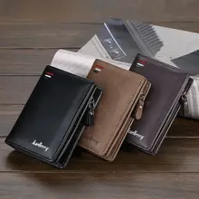 多機能スリム財布【メンズ・クラシックデザイン・ファスナー付き・カード収納多め】