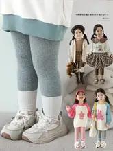 女の子用 軽やかで柔らかいレギンス【ストレッチ・無地・細畝】