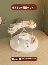 化粧台用 香水ディスプレイラック【スキンケア用品整理・コンパクトデザイン】