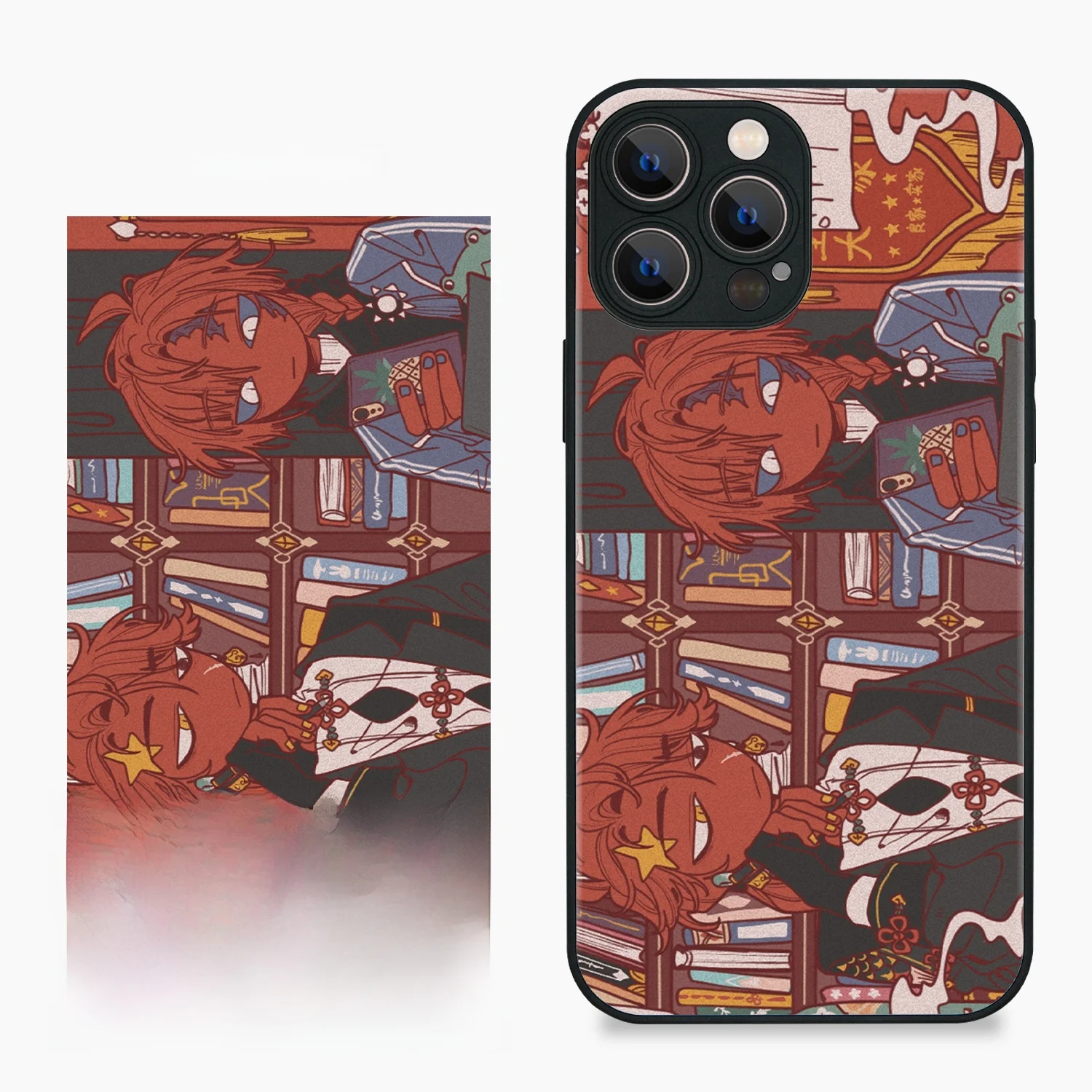 イラストレーターとのコラボスマホケース：9397号列车のオリジナルデザインが実現