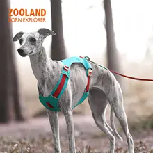 犬用 胸当て型ハーネス【中小型犬用・引き紐付き】