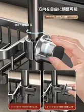 キッチン水栓用収納ラック【洗浄・収納・スポンジ水切り】