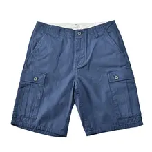 アメリカンリバイバルデザインのカジュアルコットンショートパンツ【ワークスタイル・夏用・ゆったり】（セットアップ対応）