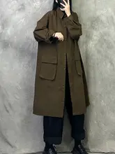 レディース 中長丈トレンチコート【春秋用・ゆったりサイズ・カジュアル・高級感】