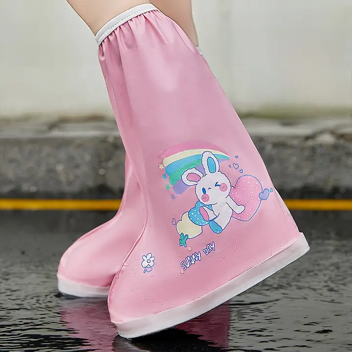 子供用防水雨靴【滑り止め・外出用・女児・男児兼用】