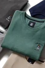 秋冬用カップル向けクルーネックスウェットシャツ【快適さ抜群】（セットアップ対応）