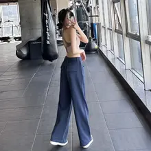 感たっぷりな広がりのあるヨガパンツ【高ウエスト・秋冬向け・動きやすいデザイン】