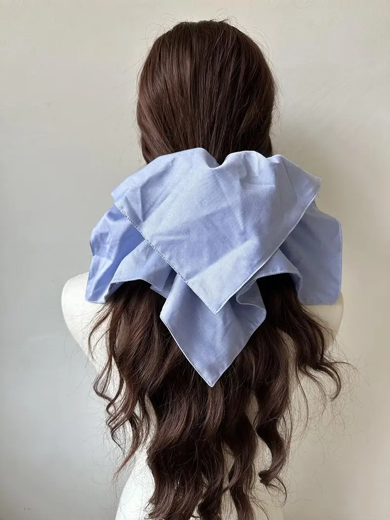 ヘアゴム ボブ おすすめモデル：シンプルな無地スクエアスカーフヘアゴムセットの実用性と使い方