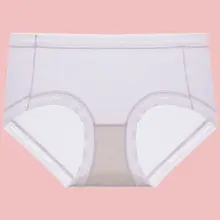 純桑蚕絲製女性用パンティ【中低腰・平角パンツ・極上の柔らかさ】