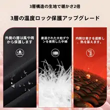 フード付きの防風ダウンジャケット【冬用・厚手・アウトドア用・保温性あり】