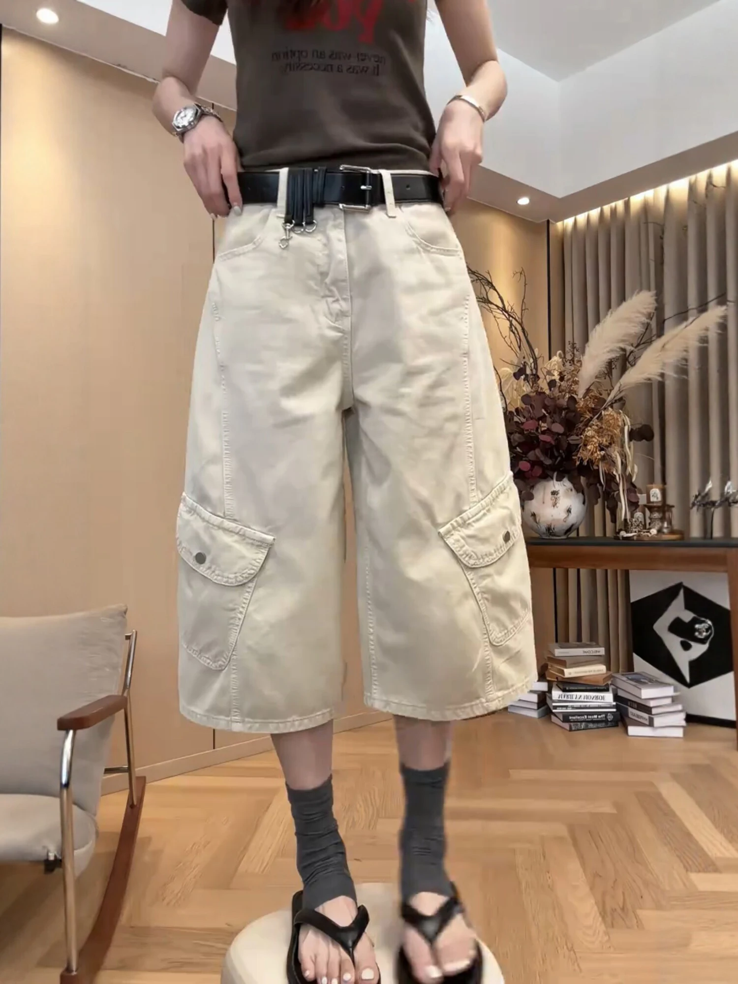 夏用アメリカンスタイルデニムパンツ：薄牛仔布で高通気性を実現