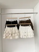 高腰コーデュロイのエレガントなフレアスカート【秋用・ウエストゴム・女性用】