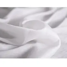 白色天絲棉製内衬スカート【柔らかく微透過・シルク感】