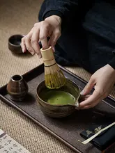 手作り茶道具セット【宋代風・粗陶抹茶碗・茶筅スタンド・ヴィンテージデザイン】