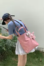 2025春夏新作 ピンク トートバッグ