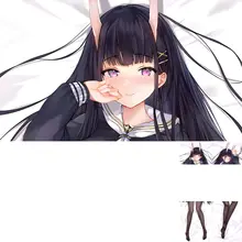 能代等身抱枕【二次元ゲーム用・抱き枕カバー】（セットアップ対応）