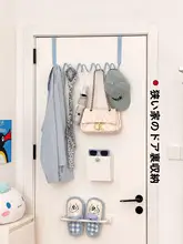 ドア裏掛けフック【穴あけ不要・強力耐荷重・衣類・帽子・バッグ用・シンプルデザイン】