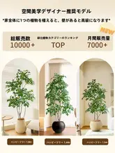 高級感あふれるフェイクグリーン 幸福の木【インテリア・リビング・フロアディスプレイ用】