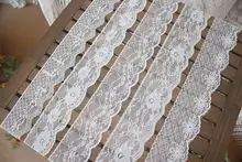 美しいレースエッジの手編み生地【DIY用・刺繍素材・極上の柔らかさ】