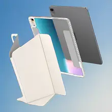 MOROCK V型マグネット吸着タブレット保護ケース【華為MatePad対応・横置き・アクリル製】