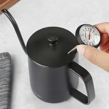 コーヒー温度計 クリップ式 プローブ式 ロングタイプ ハンドドリップ ミルクピッチャー ドリンク ミルク