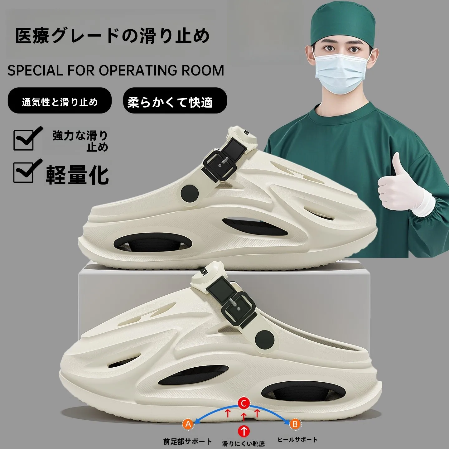 疲れないサンダルの実証：猫力 通気性抜群医療用サンダルの足裏サポートと実用性