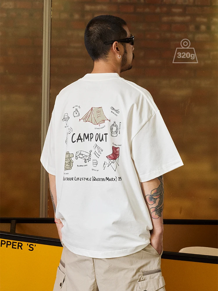 メンズ クールビズ としての Quentin Marx 半袖Tシャツ：涼しさとデザインのバランスを実現