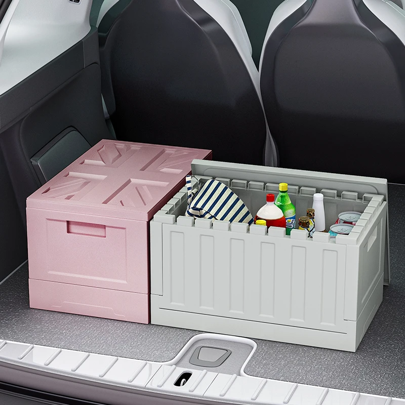 収納ボックス 車のトランク用 大サイズ 折りたたみ プラスチック製 K-699A