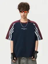 美式ヴィンテージ風 ラグラン袖Tシャツ【カラーコンビネーション・綿100%・クルーネック】