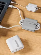 シンプルなデータケーブル整理器【耳phone用・絡まり防止・極上の柔らかさ】（セットアップ対応）