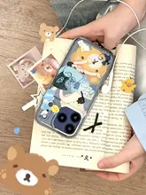 浮かぶ女の子デザインのスマホケース【iPhone対応・可愛らしい夏】【ダブルレイヤーIMD・マット仕上げ】