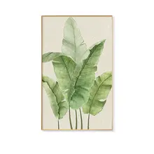 装飾画 緑色 リビングソファ 背景壁 高級感