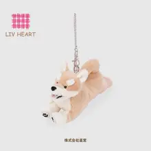 柴犬 ぬいぐるみ ポーチ マスコット 収納ポーチ キーホルダー かわいい 女性用 「LIVHEART」