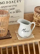 レトロな麻混素材の編み杯マット【正方形・テーブル用・コーヒー・水用】