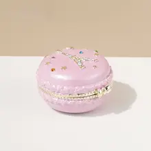 ジュエリーボックス アクセサリーケース 小物入れ マカロンカラー 携帯用 インテリア リング イヤリング ピアス 収納