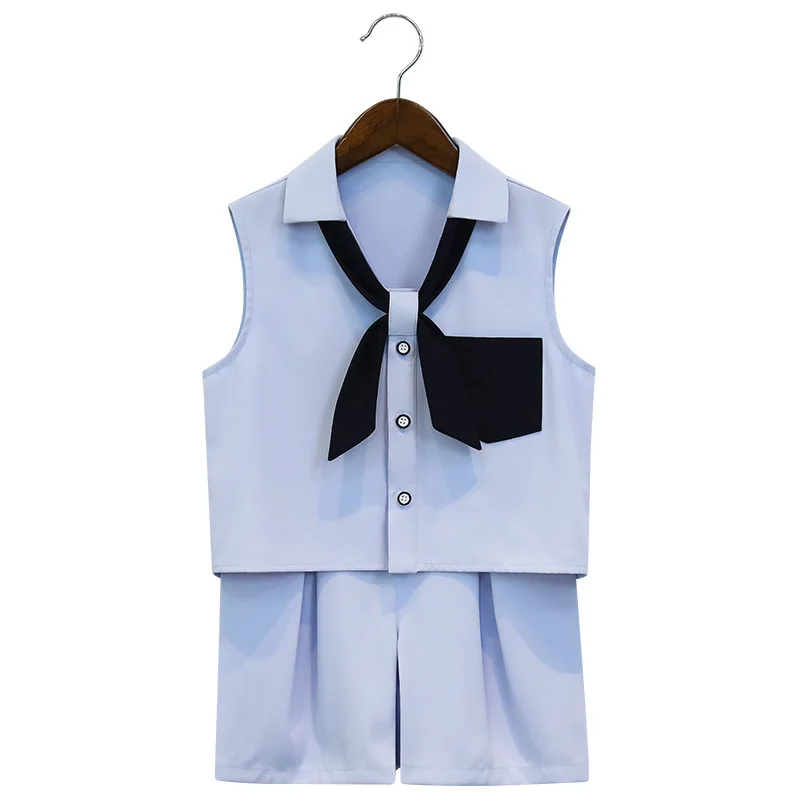 1歳 寝る 時 に 着せる 服 の おすすめ：念童娇 夏季無袖シャツ＆ショートパンツ セット