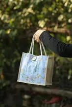 おしゃれなランチバッグ【リネン製・手提げ・通勤・通学用】