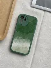アート風の油絵デザイン iPhone用ケース【全包タイプ・柔らかい素材に対応】