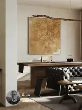 フランス風クリームデザインのリビングルーム装飾画【レトロ玄関・ソファ用・アートデザイン】