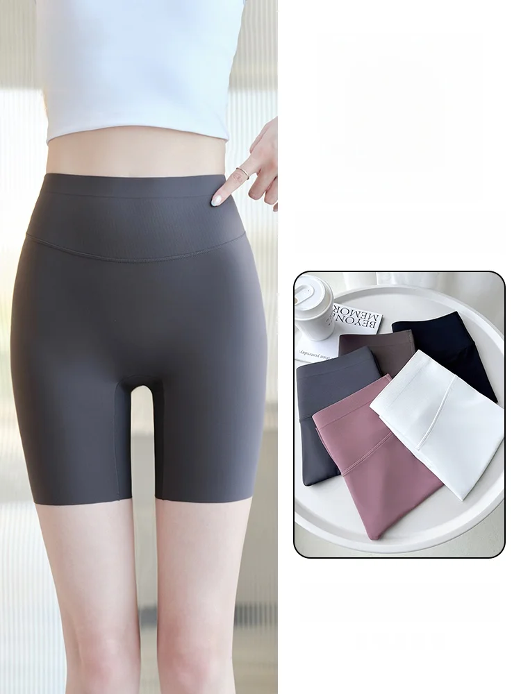 灰色のシャークパンツ：女性用腹部サポートと極上の通気性を実現
