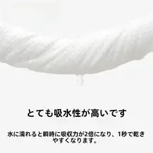 使い捨てコットン洗顔タオル【ロール式・無菌・家庭用】