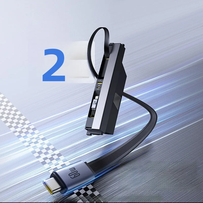 テスラモデルY用中央コントロール拡張ドックHUB：充電ケーブル対応の60W・120W急速充電機能解説