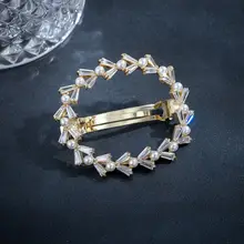 花柄ヘアアクセサリー【パール付き・サイドデザイン・大人向け】